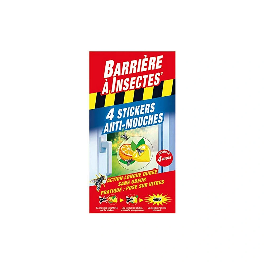 Barrières à Insectes 4 Stickers Anti Mouche