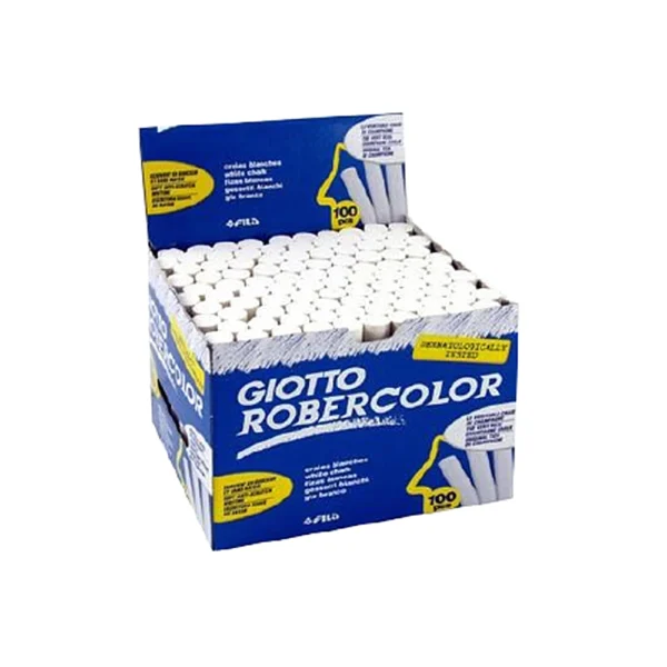 Craie Lisse Blanche Giotto Boîte de 100 – Image 2