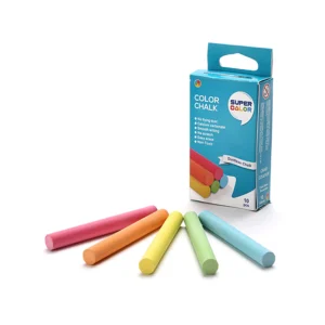 Craie Lisse Couleur Super Color Boîte de 10