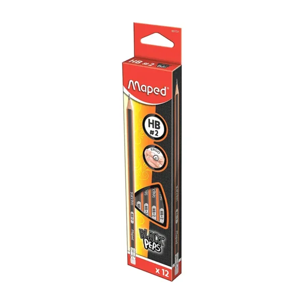 Gomme Crayon Graphite Bout HB Noir Peps