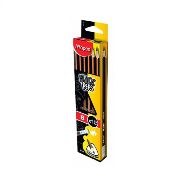 Gomme Crayon Graphite Fin HB Noir Peps – Image 2
