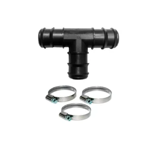 Raccord de Tuyau D15 avec 3 Colliers
