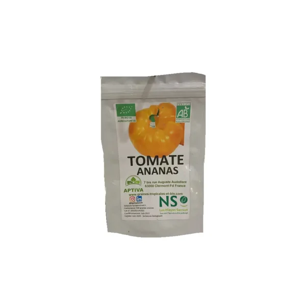 Tomate Ananas Bio - Sachet 500 Graines