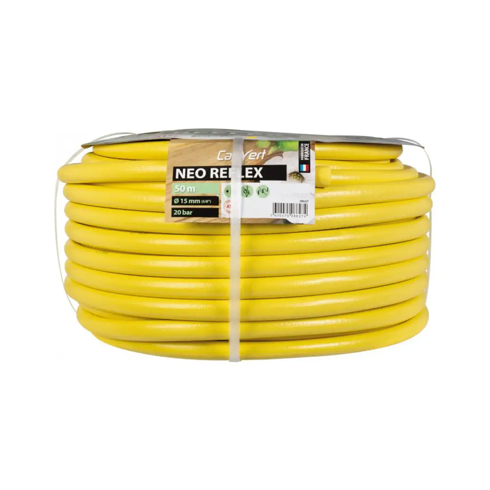 Tuyau d’Arrosage Jaune D15mm L50m