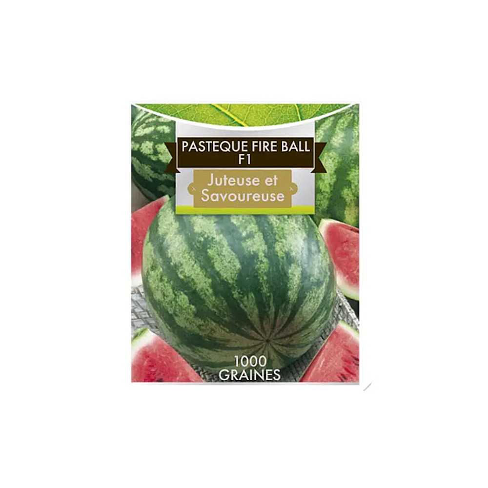 Pastèque Fire Ball F1 - Sachet de 1000 Graines