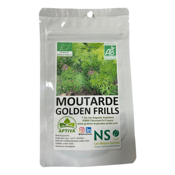 Moutarde Golden Frills – Sachet de 10g