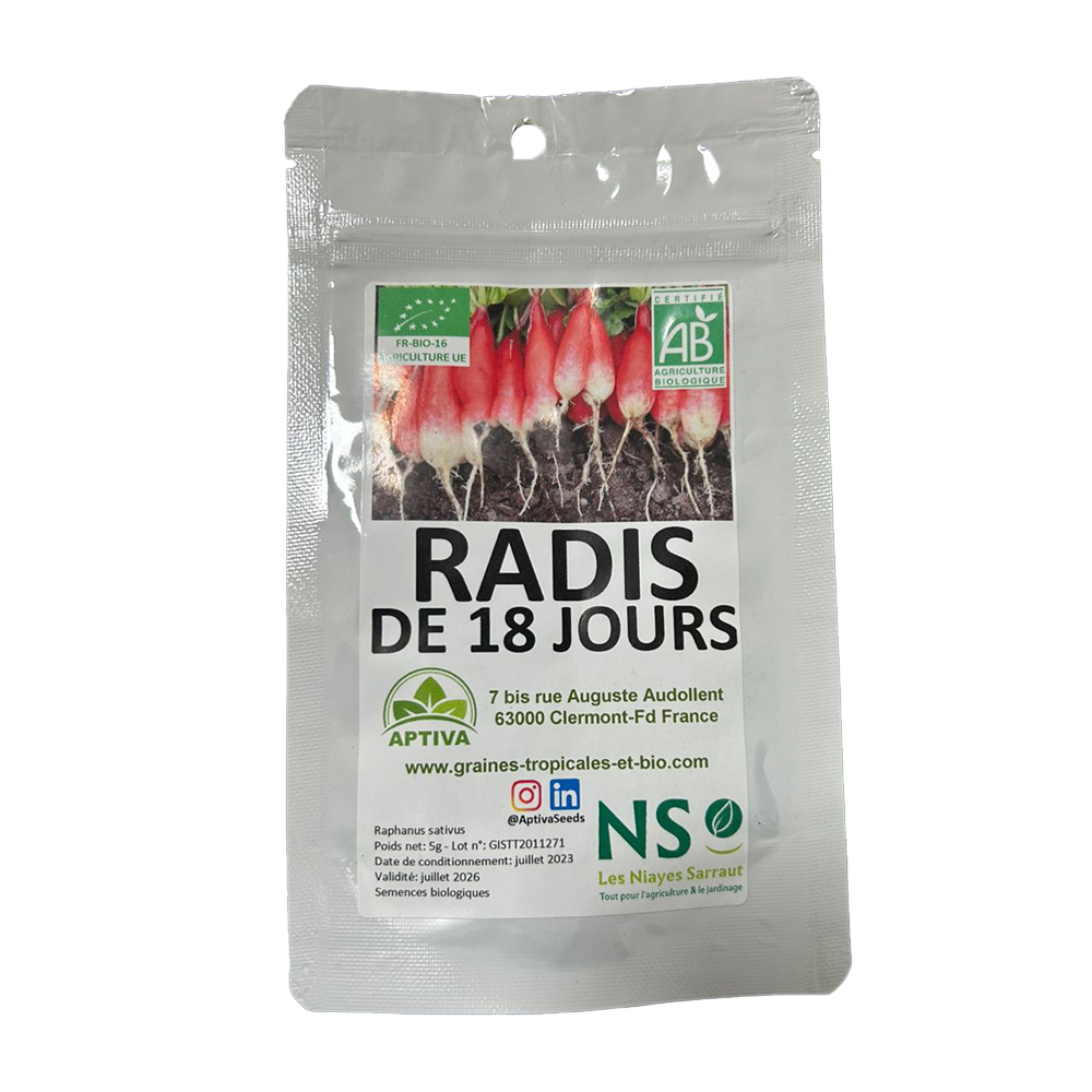 radis de 18 jours 5g