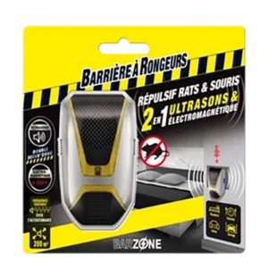 Repulsif Ultrasons Rats et Souris - Blister de 1 Appareil