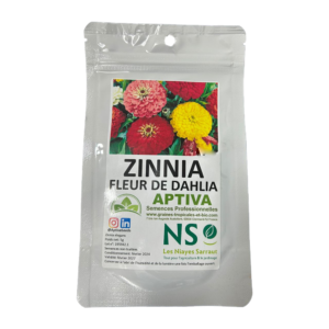zinnia fleur de dahlia sachet de 5g