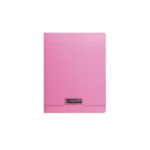 Cahier 96 Pages A4 90g Seyès Couverture PP Rose Calligraphe