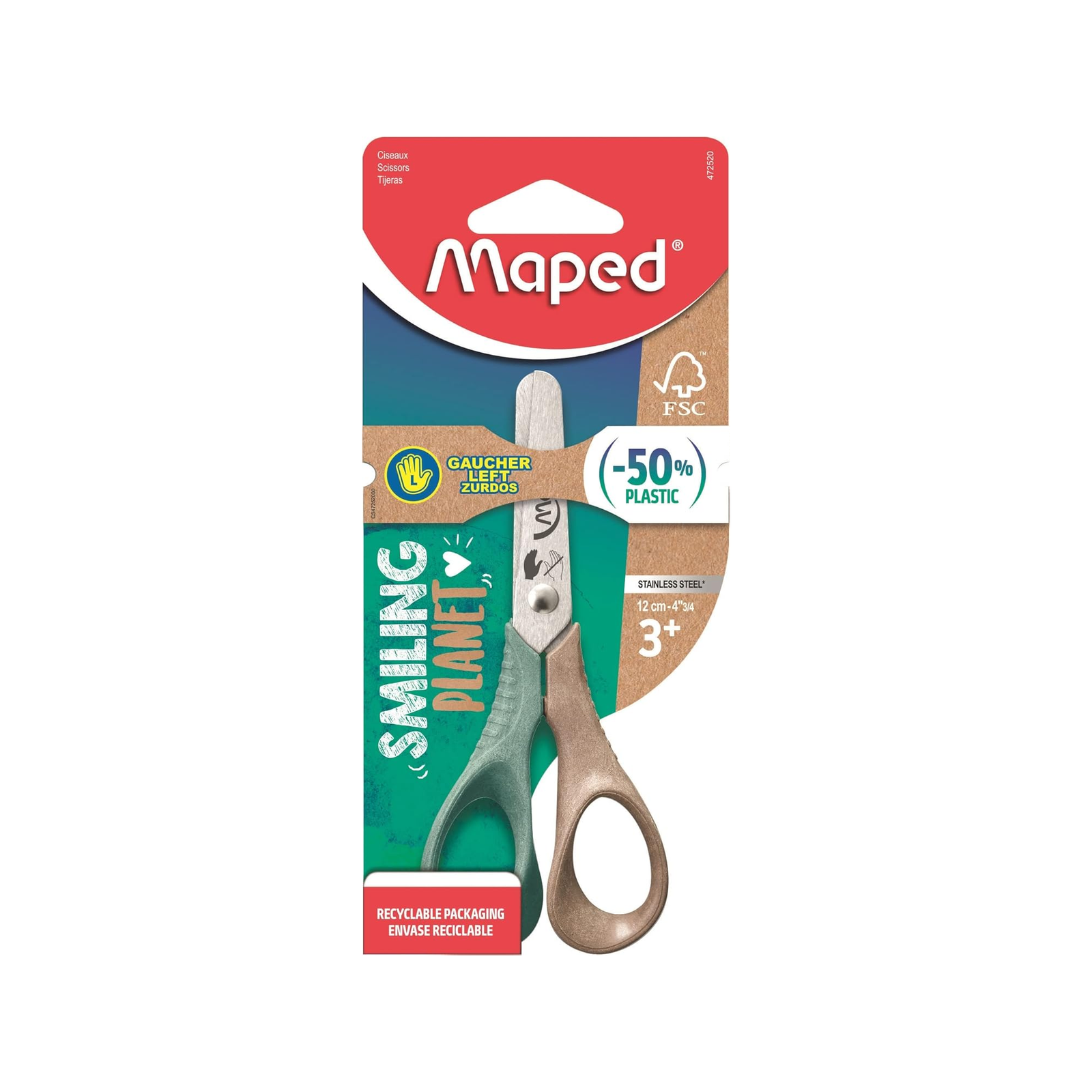 Ciseaux 12 cm Vivo Gaucher Maped