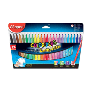 Feutres Color’Peps Long Life Maped Étui 24 Couleurs