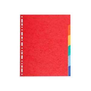 Intercalaires Cartonnés 6 Touches A4 Exacompta