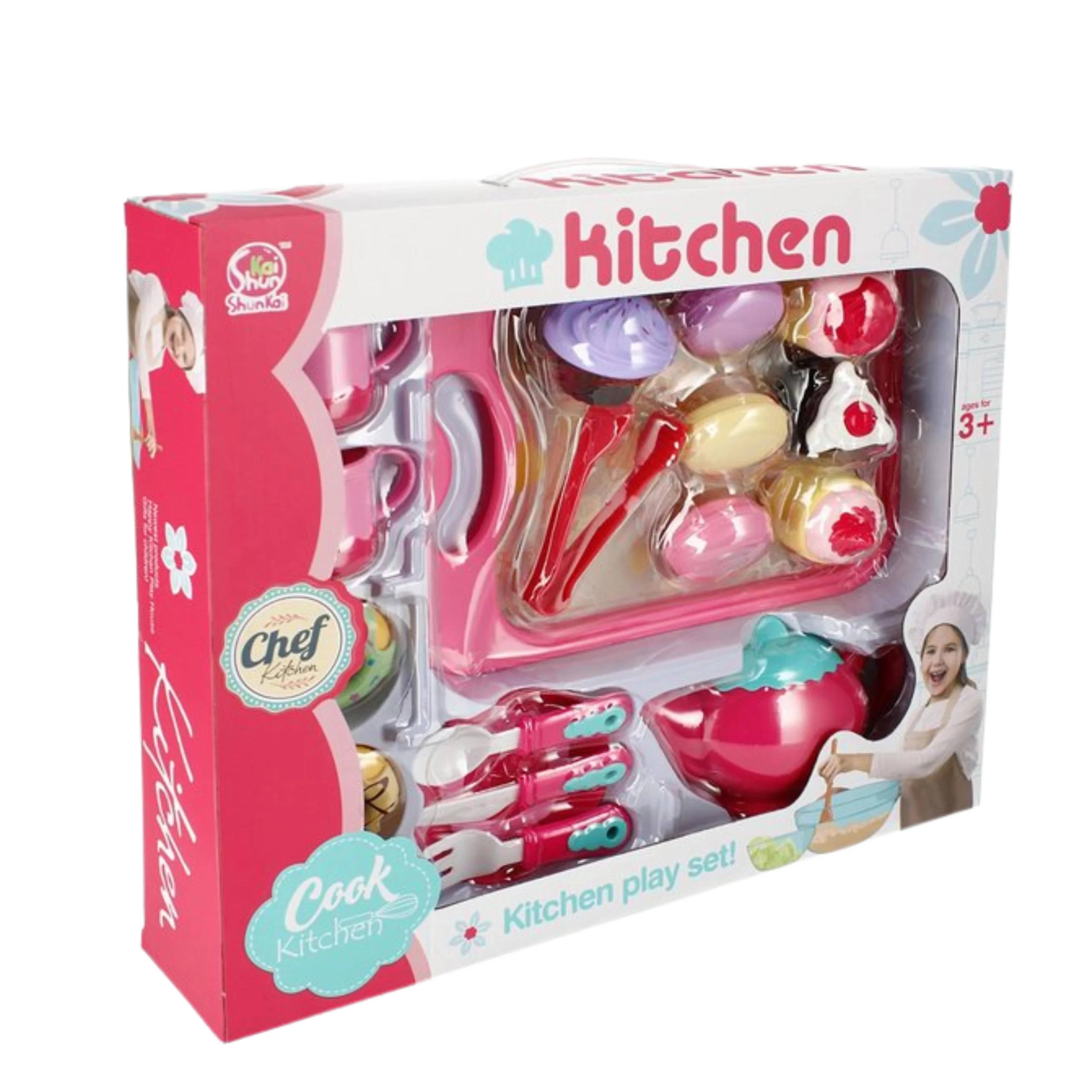 Ensemble d’Accessoires de Cuisine pour Jouets – 19 Pièces