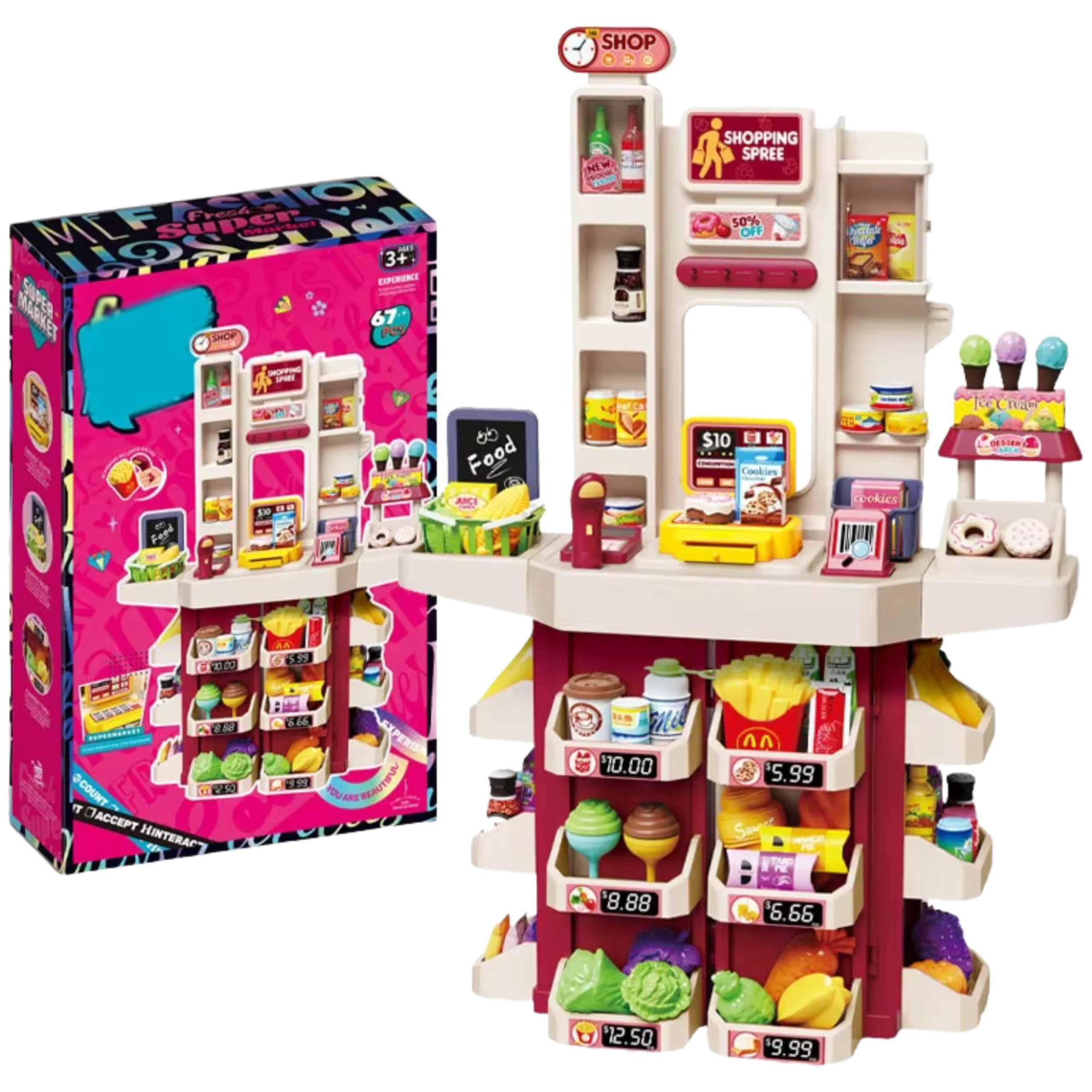 Jouets Présentant un Supermarché