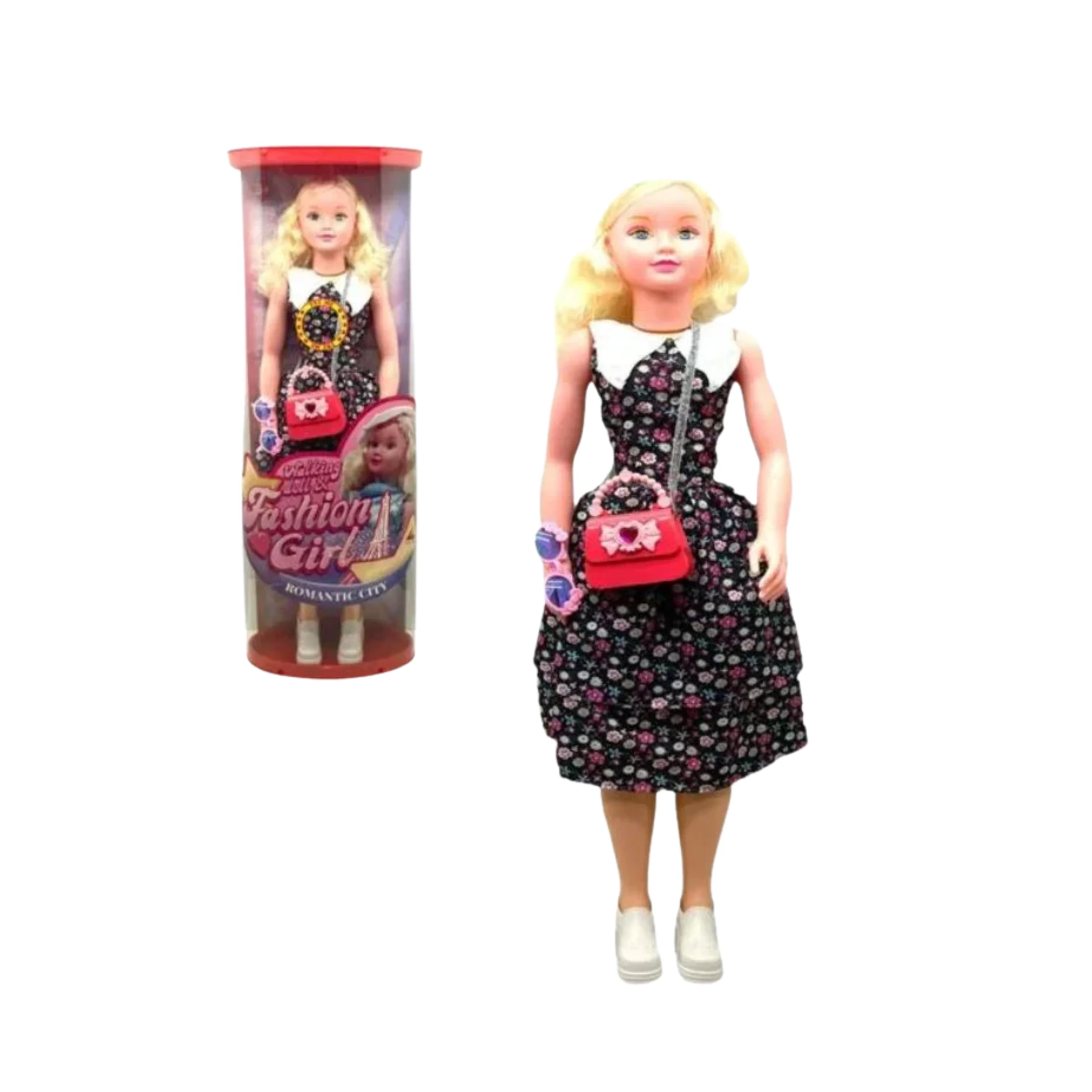 Poupée Fashion robe noir – 105 cm