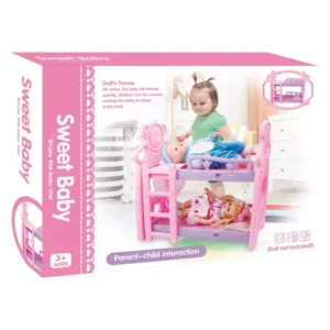 Poupée Parlante avec Berceau