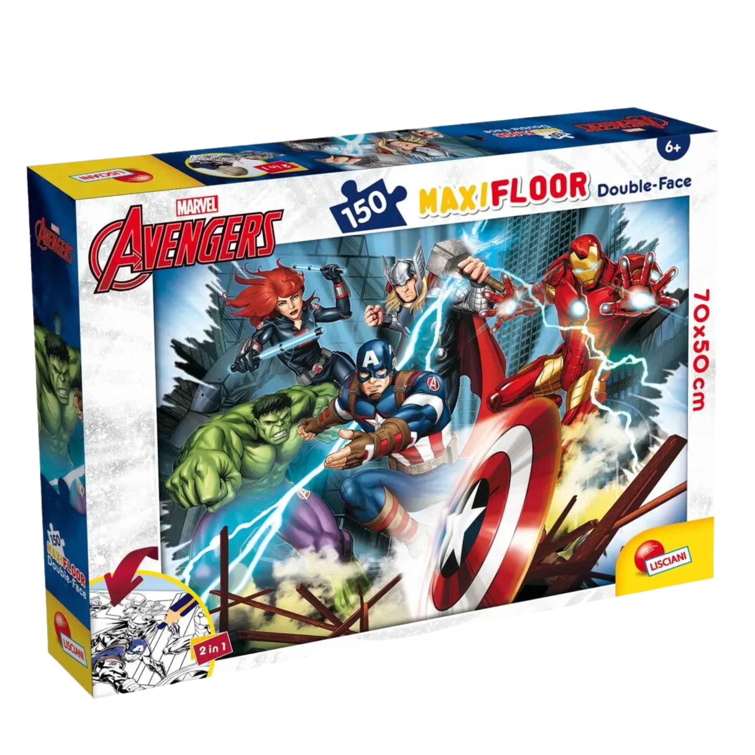 Puzzle Double Face Marvel – Lisciani
