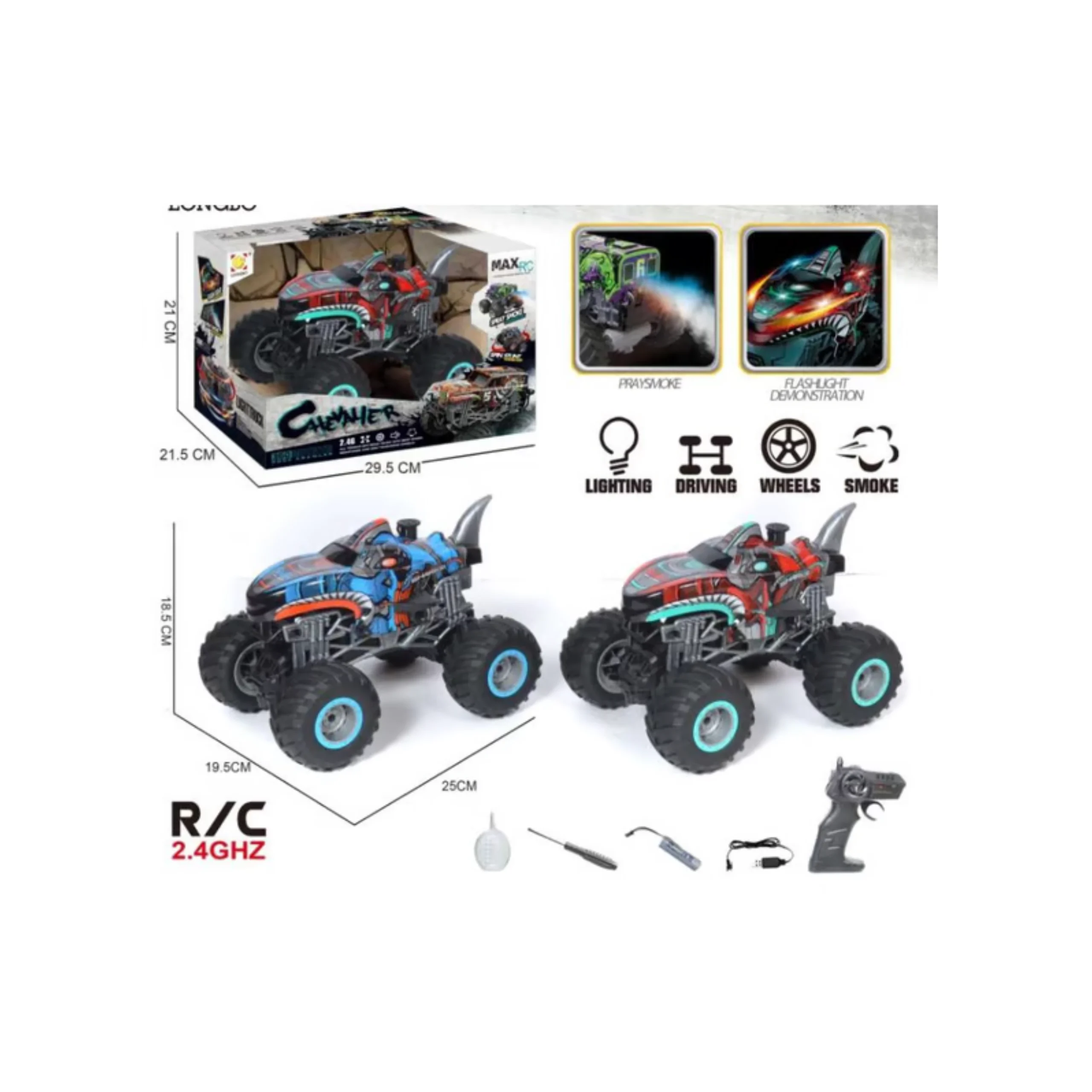 Voiture Forme Requin R/C