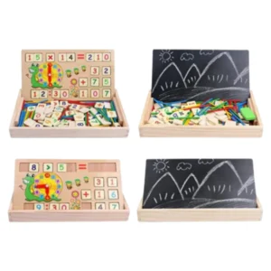 Jeu de puzzle alphabet avec tableau noir