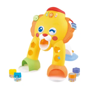 Trotteur Boule à Lancer Lion – Jouet Éducatif